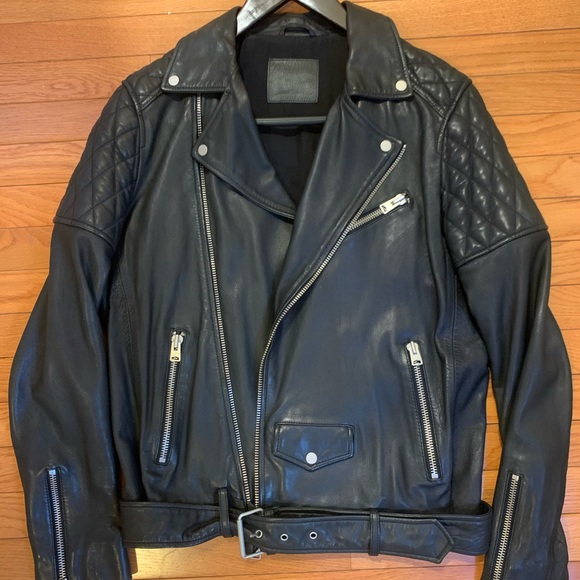 All Saints Other - Men’s AllSaints leather rock biker jacket